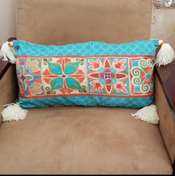 Other - Decorative Artisan made lumbar pillow NWT